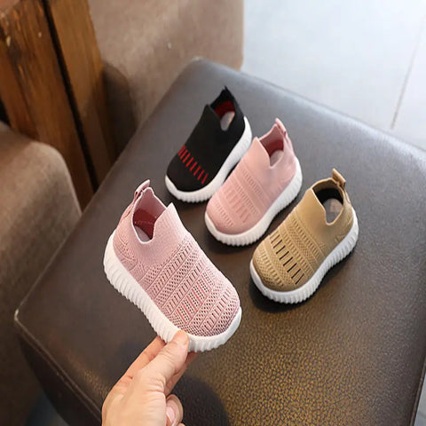 Kids Knit Slip-On Trainers | Breathable Sock Sneakers