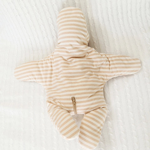 Baby Starfish Sleeping Bag | Cotton Striped Sleep Suit