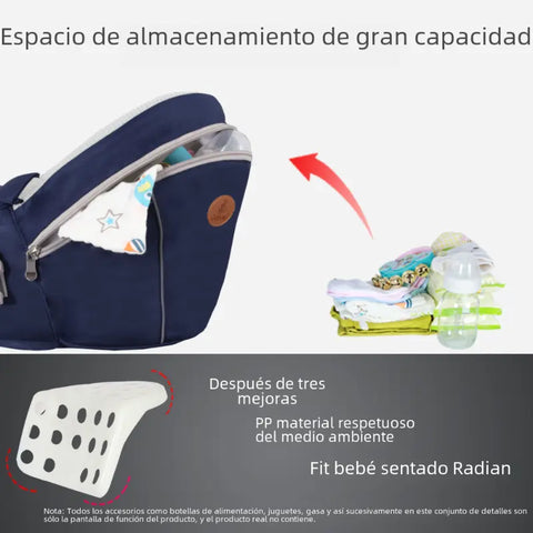 4-Way Baby Hip Seat Carrier | Multifunctional Waist Carrier