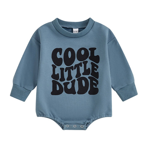 Cotton Baby Romper | Long Sleeve Triangle Jumpsuit