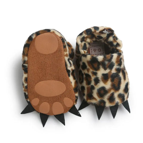 Plush Baby Slippers – Warm Soft-Soled Toddler Shoes