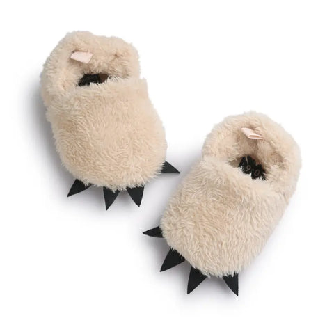 Plush Baby Slippers – Warm Soft-Soled Toddler Shoes