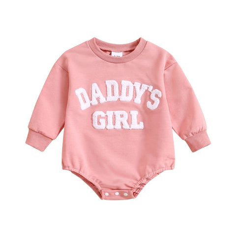 Baby Cotton Floral Romper | Long Sleeve Triangle Jumpsuit