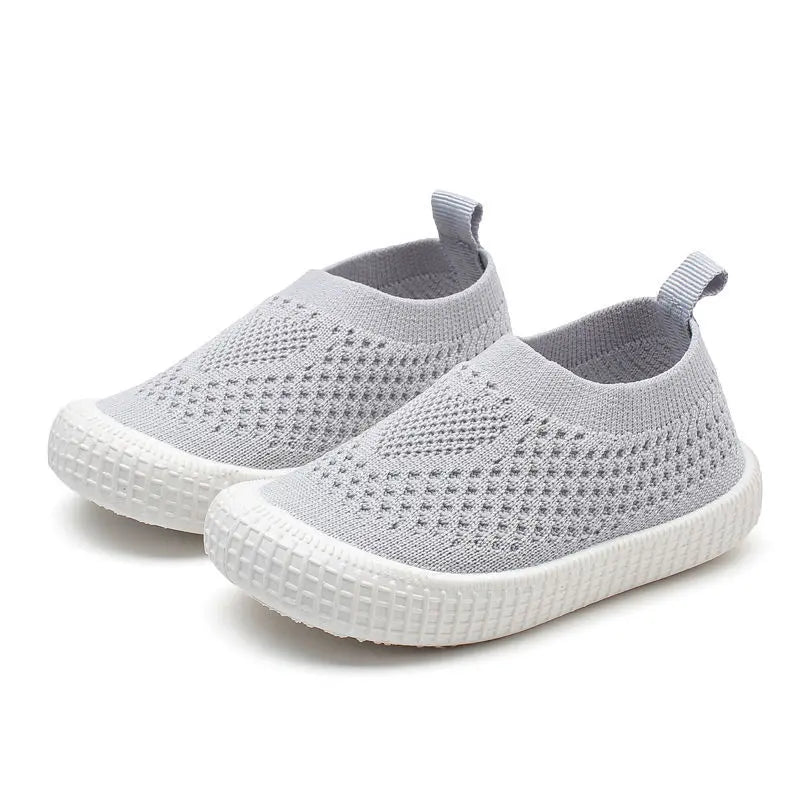 Children's Knitted Mesh Sneakers Baby Non-slip Toddler Shoes