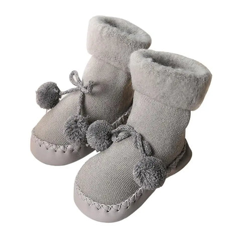 Baby Fleece Booties – Warm Winter Socks for Newborns & Infants