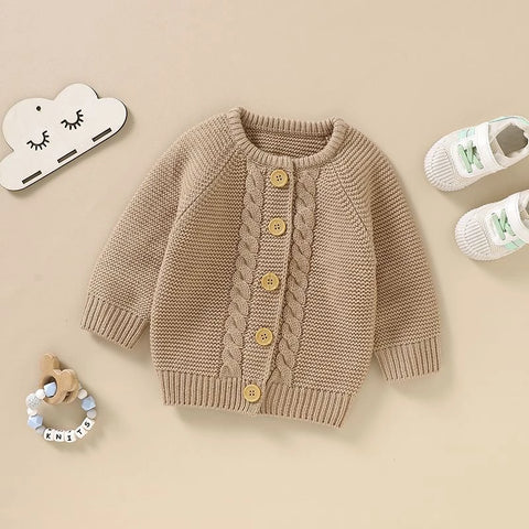 Baby Knitted Dungaree Romper | Cable Knit Heart Jumpsuit