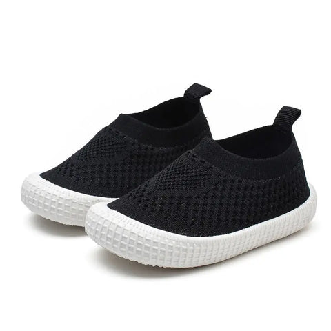 Children's Knitted Mesh Sneakers Baby Non-slip Toddler Shoes