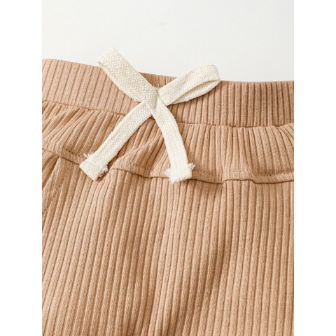 Baby Boy Ribbed Polo & Trouser Set | Cotton Two-Piece Outfit