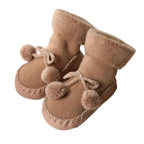 Baby Fleece Booties – Warm Winter Socks for Newborns & Infants