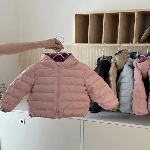 Kids Lightweight Hooded Puffer Jacket | Padded Coat