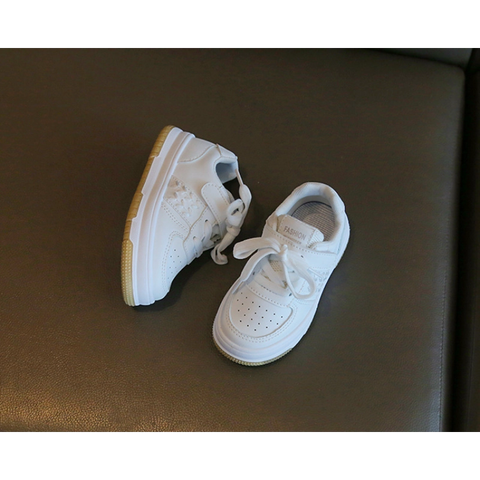 Children's White Shoes Sneakers Lightweight Non-slip Boys Casual Soft Bottom Baby Sneakers