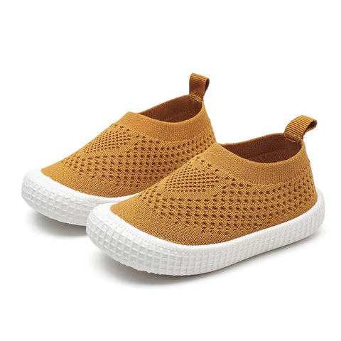 Children's Knitted Mesh Sneakers Baby Non-slip Toddler Shoes