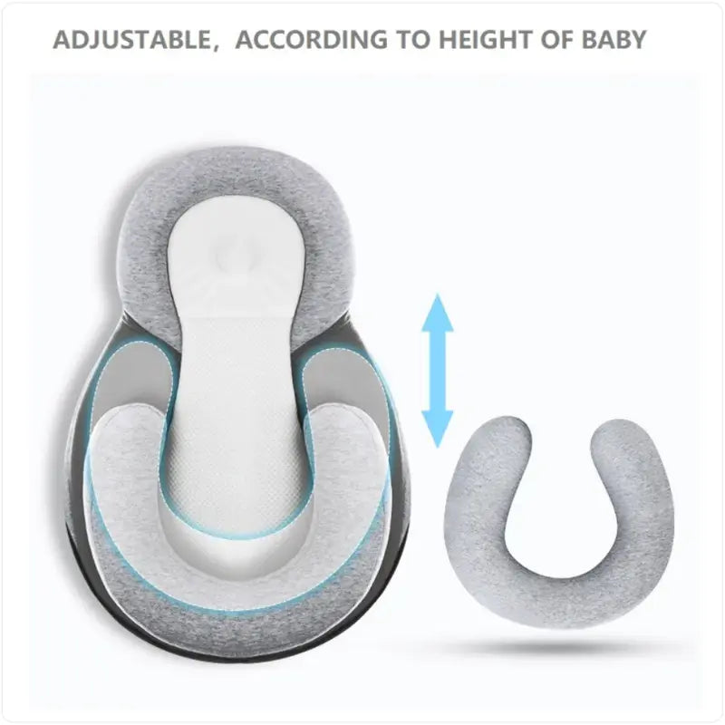 Baby incline sleep positioner memory foam cotton