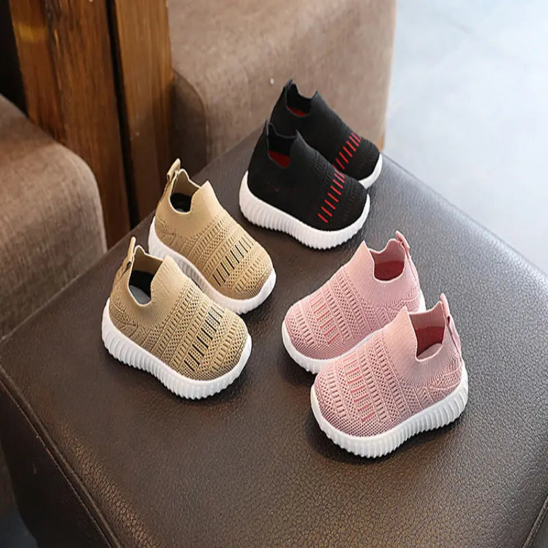Breathable kids sock shoes slip on casual