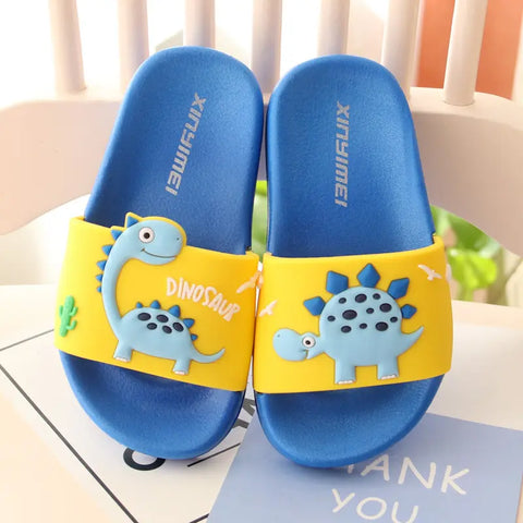 Children's slip on slides dinosaur design summer