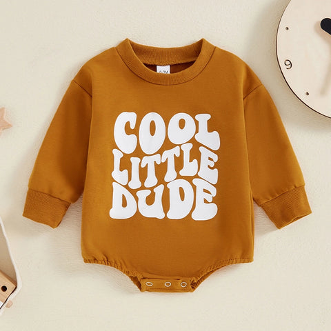 Cotton Baby Romper | Long Sleeve Triangle Jumpsuit