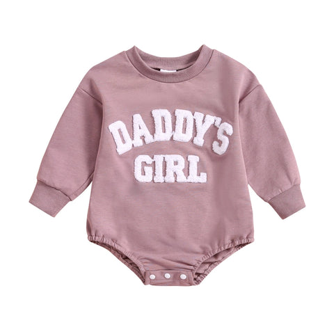 Baby Cotton Floral Romper | Long Sleeve Triangle Jumpsuit