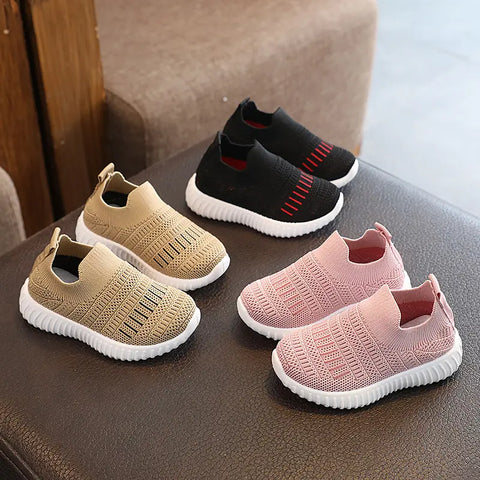 Kids Knit Slip-On Trainers | Breathable Sock Sneakers